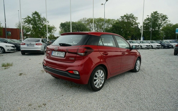 Hyundai i20 cena 45700 przebieg: 57331, rok produkcji 2018 z Działdowo małe 466